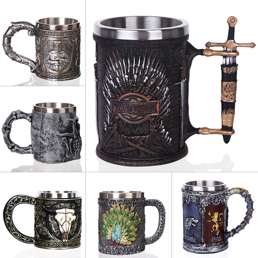 Taza Térmica de Acero Inoxidable con Diseño en Resina - Image 13