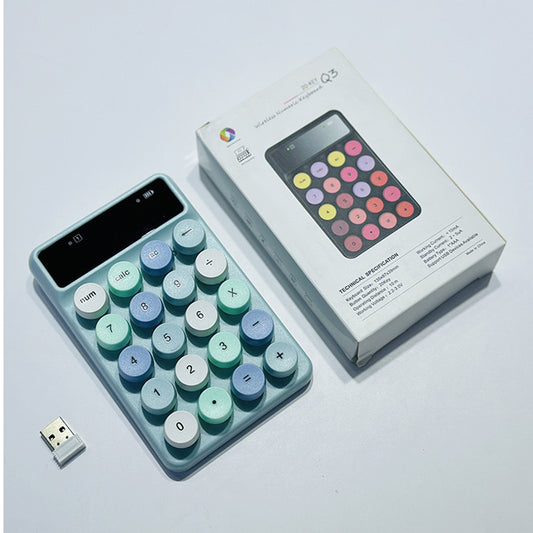 Teclado Inalámbrico Portátil Q3 Colores Macaron - Image 2