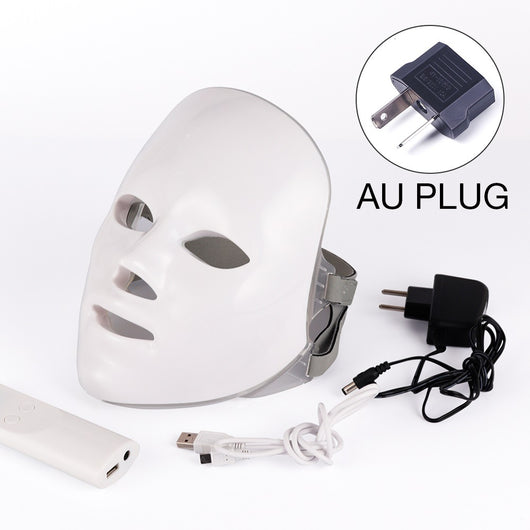 Máscara Facial de Fotones Luz Roja y Púrpura - Dispositivo Antiacné Profesional - Image 8