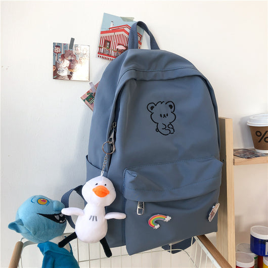 Mochila Escolar Coreana para Estudiantes de Secundaria - Estilo Ins Trendy - Image 7