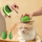 Portable Self-Cleaning Cat Grooming Comb with Massage