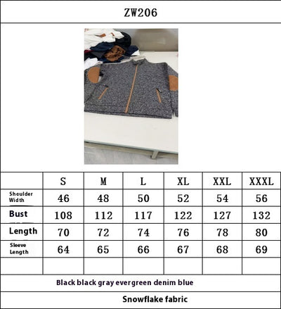 Abrigo Sudadera Polar con Cierre para Hombre - Talla Grande - Image 6
