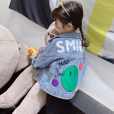 Chaqueta de Mezclilla para Niñas Estilo Clásico Primavera-Otoño - Image 27