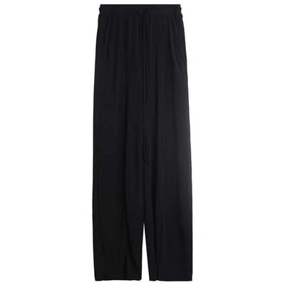 Pantalones negros de cintura alta con abertura lateral - Image 13