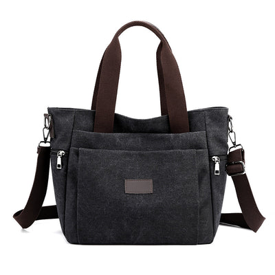 Bolsa Mensajera Retro de Lona para Viajes - Estilo Vintage para Mujer - Image 9