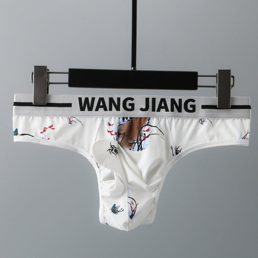 Ropa Interior Masculina Estilo Tinta China en Seda de Hielo para Verano - Image 5