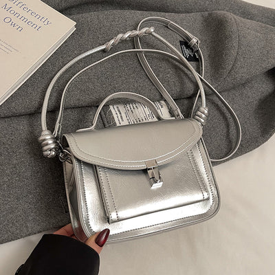 Bolso Bandolera Cuadrado Retro Portátil para Mujer - Image 11