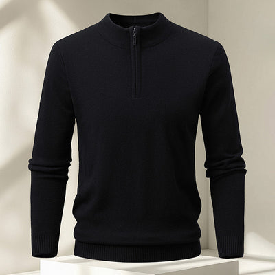 Suéter Pullover Tejido con Cierre Medio para Hombre - Image 6