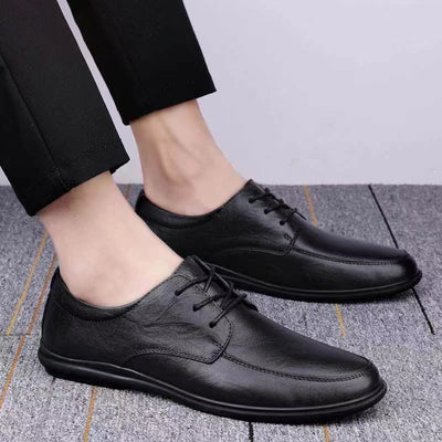 Zapatos Casuales de Cuero para Hombre con Suela Suave - Image 4