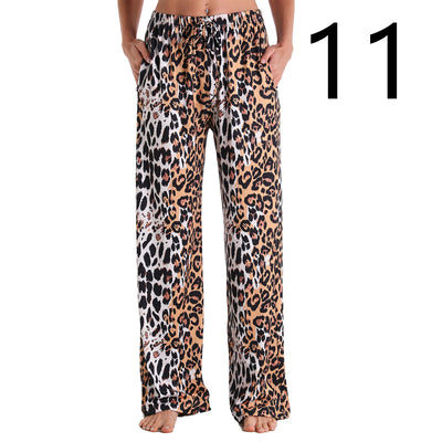 Pantalones Deportivos Casuales con Cintura Elástica y Bolsillos para Mujer - Image 36