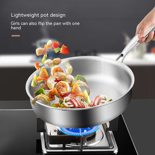 Sartén de Acero Inoxidable 316L sin Recubrimiento para Cocina - Image 3