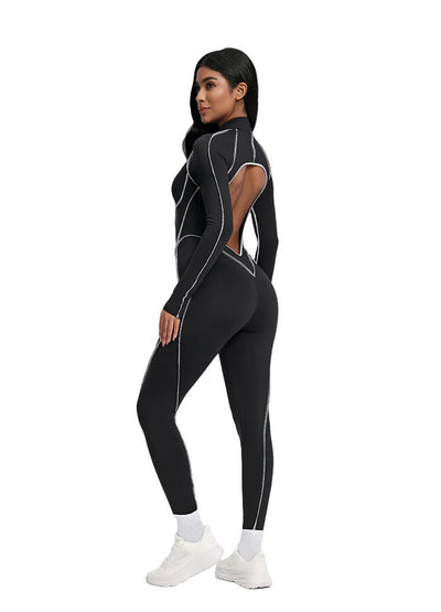Traje de Yoga Deportivo Entallado con Diseño Asimétrico y Soporte de Pecho - Image 18