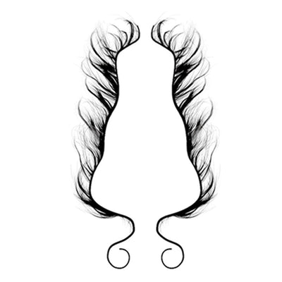 Adhesivos de Flequillo y Patillas para Maquillaje Escénico y Fiestas - Image 21