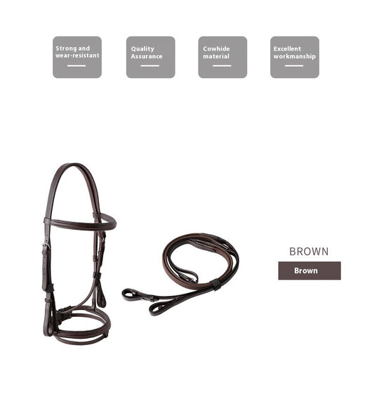 Riendas de Cuero Genuino para Caballo - Equipo Ecuestre Premium - Image 6
