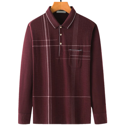 Camiseta Manga Larga Hombre Suelta Primavera Otoño - Image 21