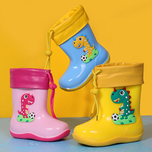 Botas de Lluvia Impermeables con Suela Blanda para Niños
