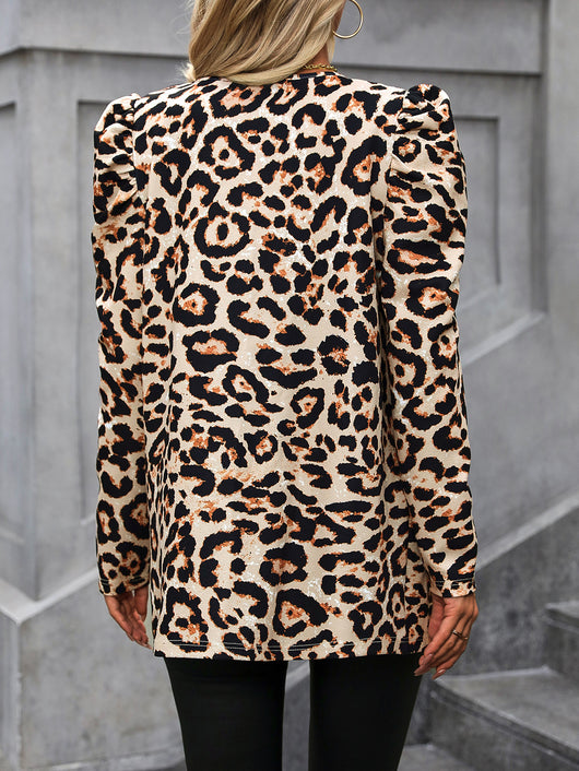 Cardigan Estampado de Leopardo para Mujer - Chaqueta Versátil - Image 11