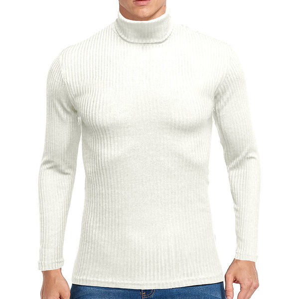 Suéter Cuello Alto Térmico de Manga Larga para Hombre