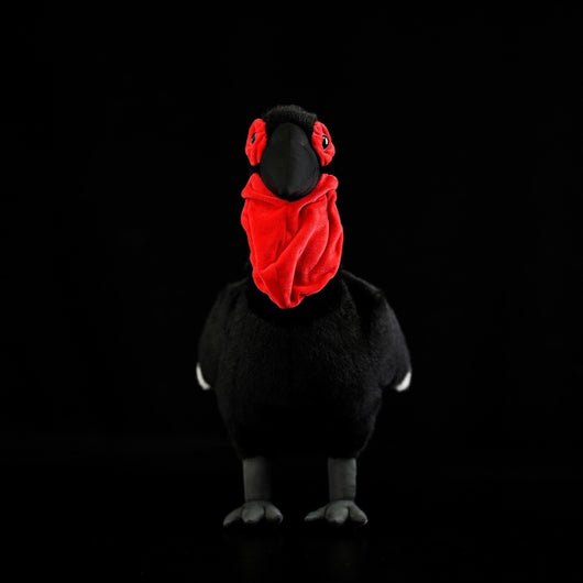 Peluche Pájaro Secretario Rojo - Juguete Realista de Ave Terrestre - Image 15
