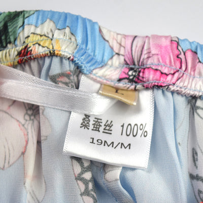 Pijama de Seda Estampado Talla Grande - Ropa de Casa Europea - Image 15