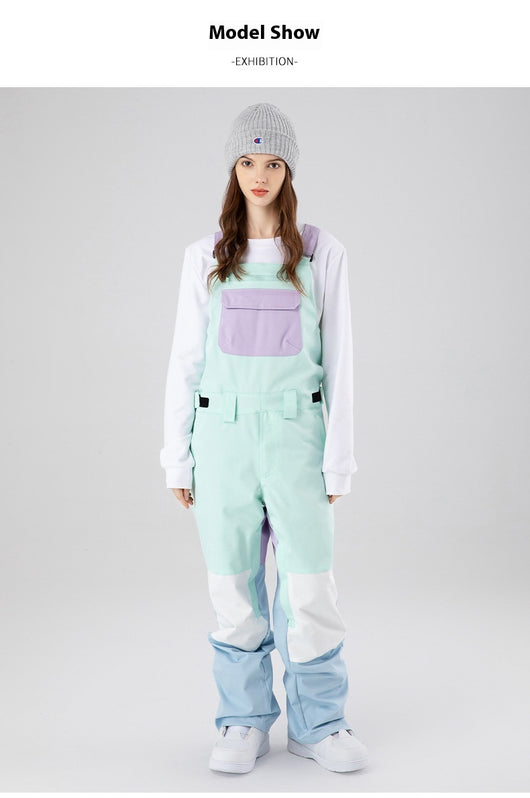 Traje de Esquí Impermeable Bicolor con Refuerzos Duraderos - Image 18