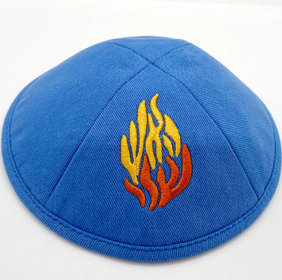 Kipá de Algodón Twill Flame - Pequeño - Image 3