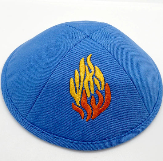 Kipá de Algodón Twill Flame - Pequeño - Image 3