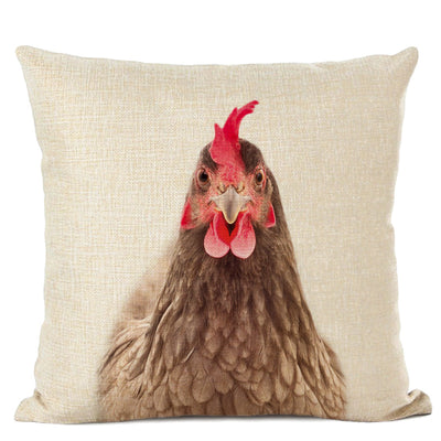 Funda de Almohada Lino con Diseño Animal - Loro y Venado - Image 10
