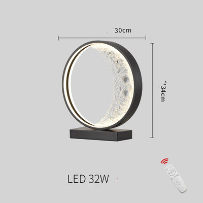 Lámpara de Mesa Nórdica Diseño Luna Creciente para Dormitorio - Image 8