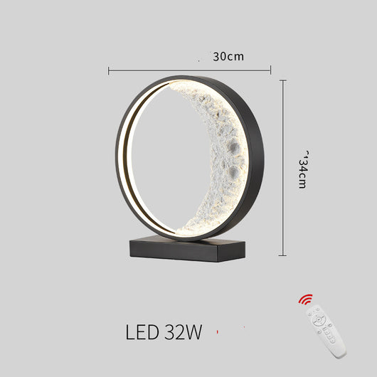 Lámpara de Mesa Nórdica Diseño Luna Creciente para Dormitorio - Image 8