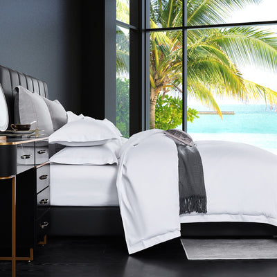 Juego de Cama Hotelero Blanco Puro - Set de 4 Piezas - Image 3