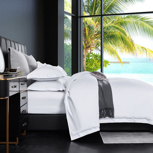 Juego de Cama Hotelero Blanco Puro - Set de 4 Piezas - Image 3