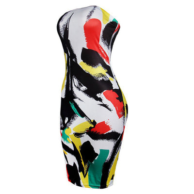 Vestido Strapless Ajustado para Fiesta Nocturna - Image 4