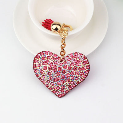 Llavero de Corazón Diamante en Tonos Melocotón - Image 11