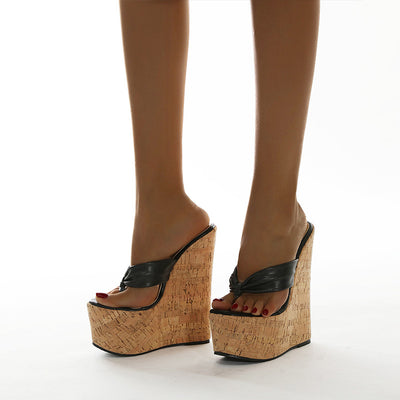 Sandalias Tipo Flip Flop con Tacón Alto de 16 cm para Mujer - Image 11