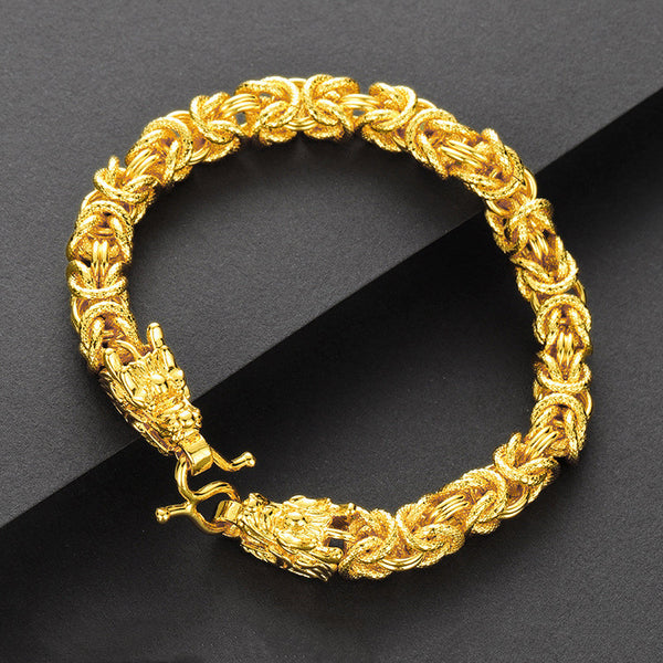 Collar y Pulsera de Tela con Cierre Magnético para Hombre