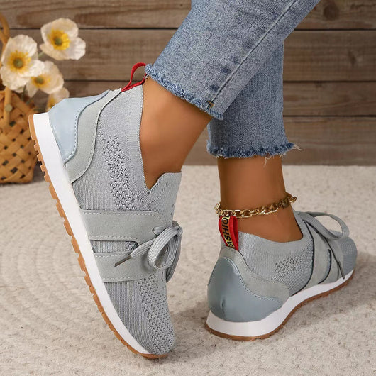 Zapatos Casuales Deportivos para Mujer con Malla Transpirable y Cordones - Image 11