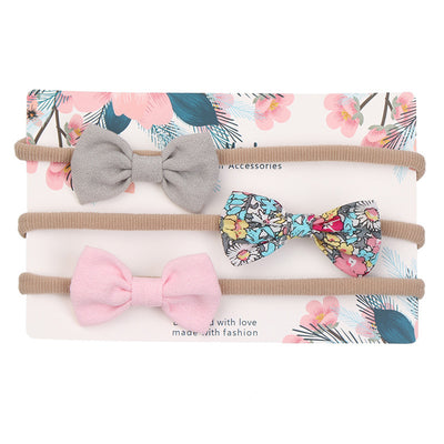Diadema Elástica sin Costuras con Moño Grande para Bebé - Image 21