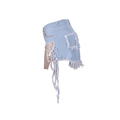 Jeans Delavados con Cristales Brillantes - Image 13
