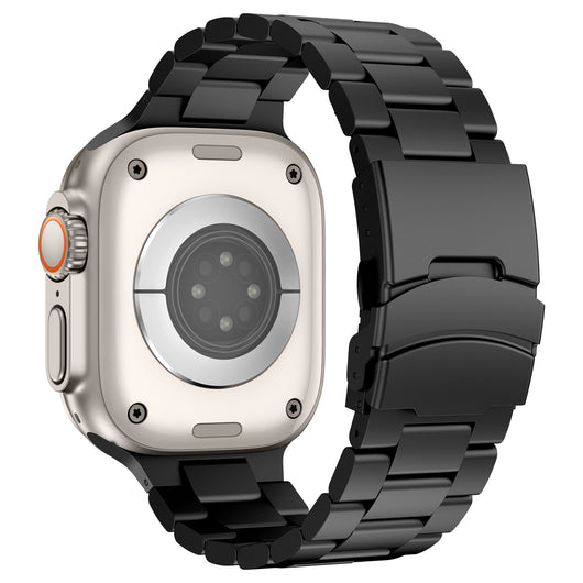 Correa de Titanio Tres Eslabones para Apple Watch S10 - Image 17
