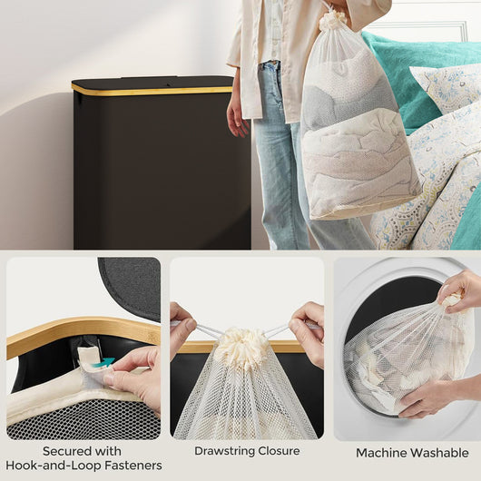 Cesto Plegable de Gran Capacidad para Ropa y Almacenamiento del Dormitorio - Image 7