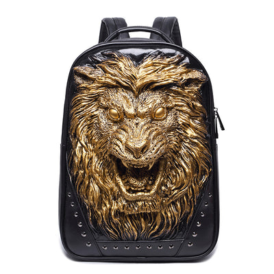 Mochila Unisex con Diseño 3D de León Furioso - Image 11