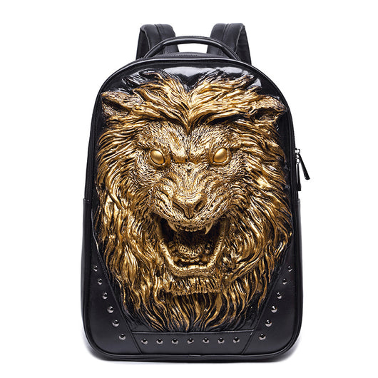 Mochila Unisex con Diseño 3D de León Furioso - Image 11