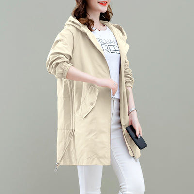Chaqueta Cortaviento Casual Mujer Largo Medio - Image 5
