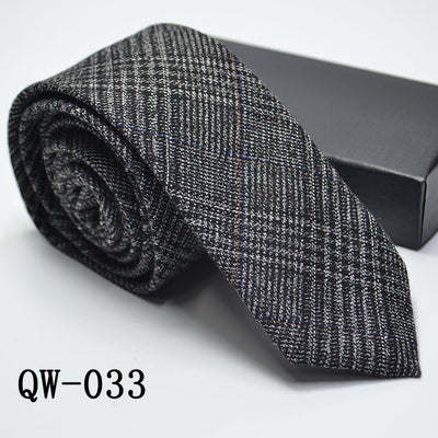 Corbata Angosta de Lana Elegante para Hombre - Image 34