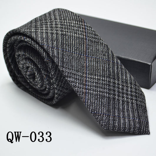 Corbata Angosta de Lana Elegante para Hombre - Image 34