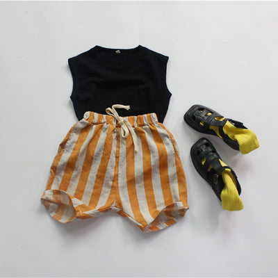 Pantalones Capri Rayados Holgados para Niñas - Image 28