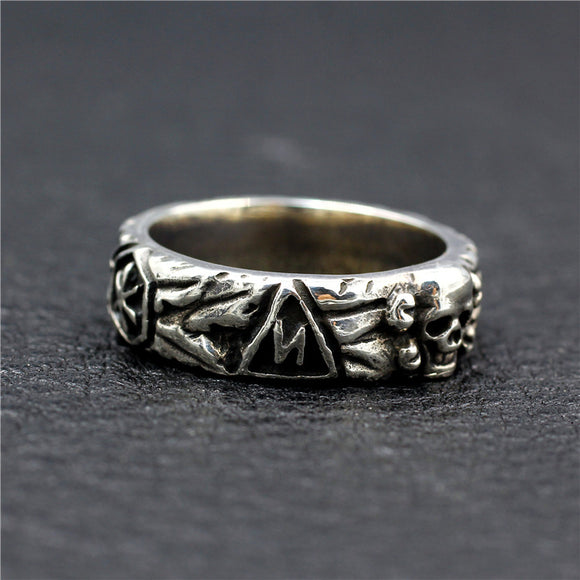 Anillo de Calavera en Plata Esterlina para Hombre