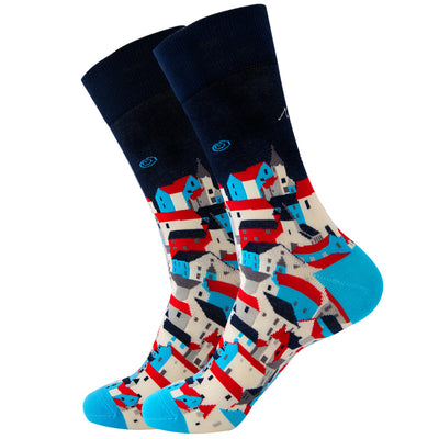 Calcetines Geométricos de Frutas para Mujer - Tendencia Urbana - Image 37