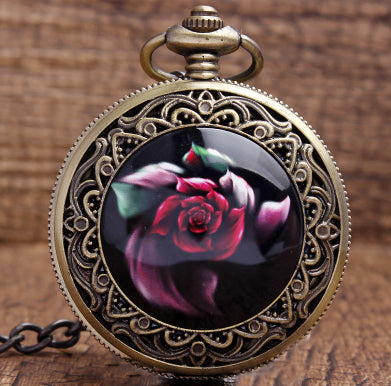 Reloj de Bolsillo Retro Clásico con Calavera de Cerámica Talla Grande - Image 10